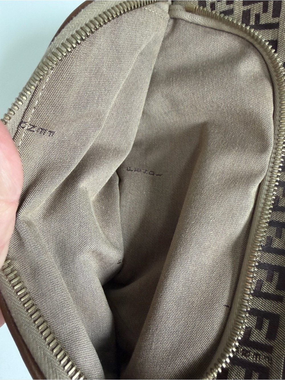 Fendi Brown Monogram Zucchino FF Chef Vintage - Picture 7 of 12